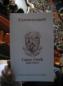 Graduating from High School Is an Accomplishment photo of a high school commencement program